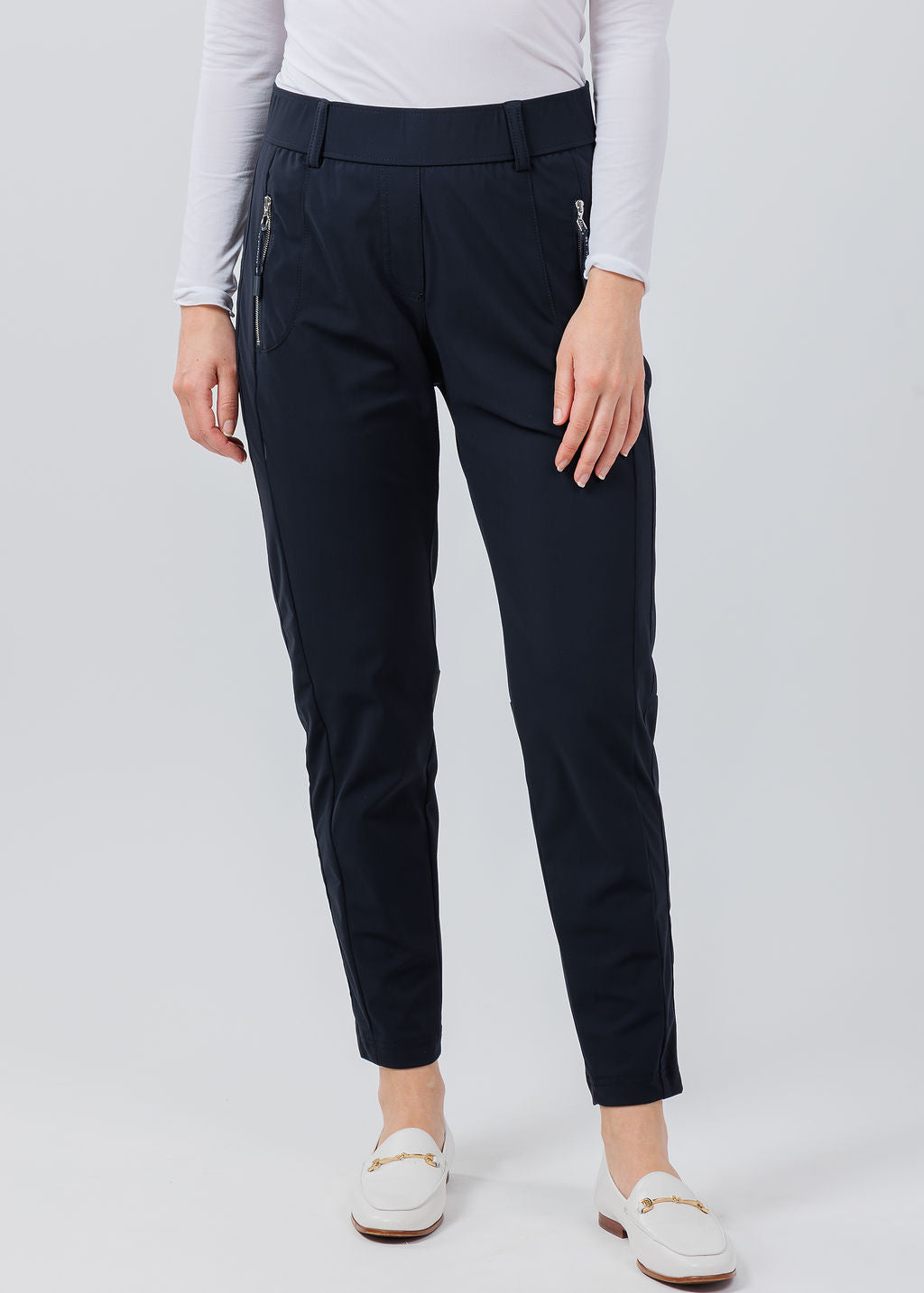 Ladies Raphael Raffi Pants Raffaello Rossi Natina Sport Pants - Marine – Barbara Katz