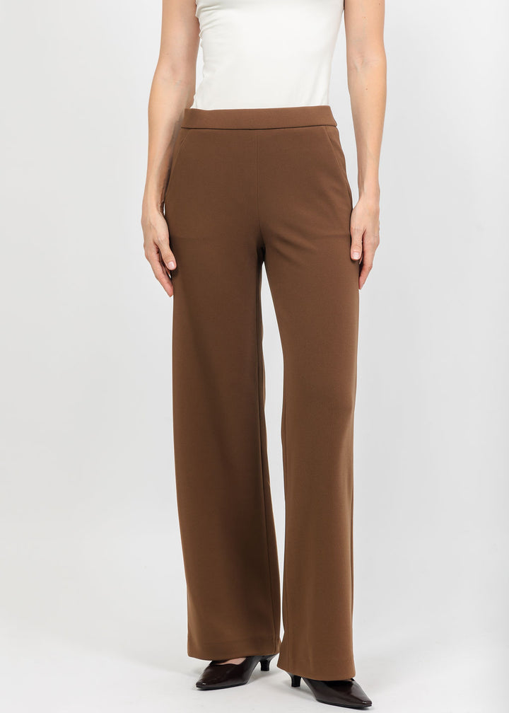 Raffaello Rossi Palina Long Jersey Pant in Cinnamon available at Barbara Katz