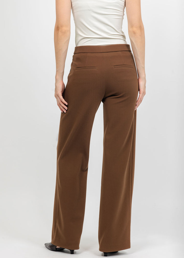 Raffaello Rossi Palina Long Jersey Pant in Cinnamon available at Barbara Katz