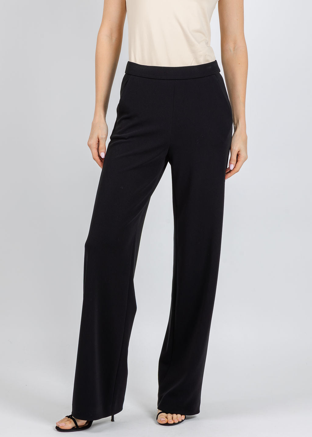 Raffaello Rossi Palina Long Pants in Black available at Barbara Katz