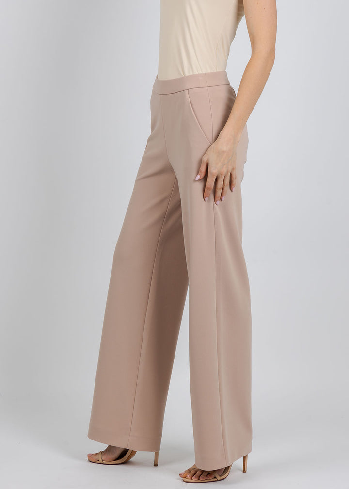 Raffaello Rossi Palina Long Pants in Warm Taupe available at Barbara Katz