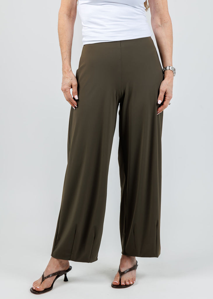 Raffaello Rossi Sally 7/8 High Tech Jersey Pants - Olive – Barbara