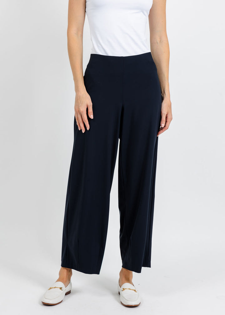 Raffaello Rossi Sally 7/8 High Tech Jersey Pants in Marine available at Barbara Katz