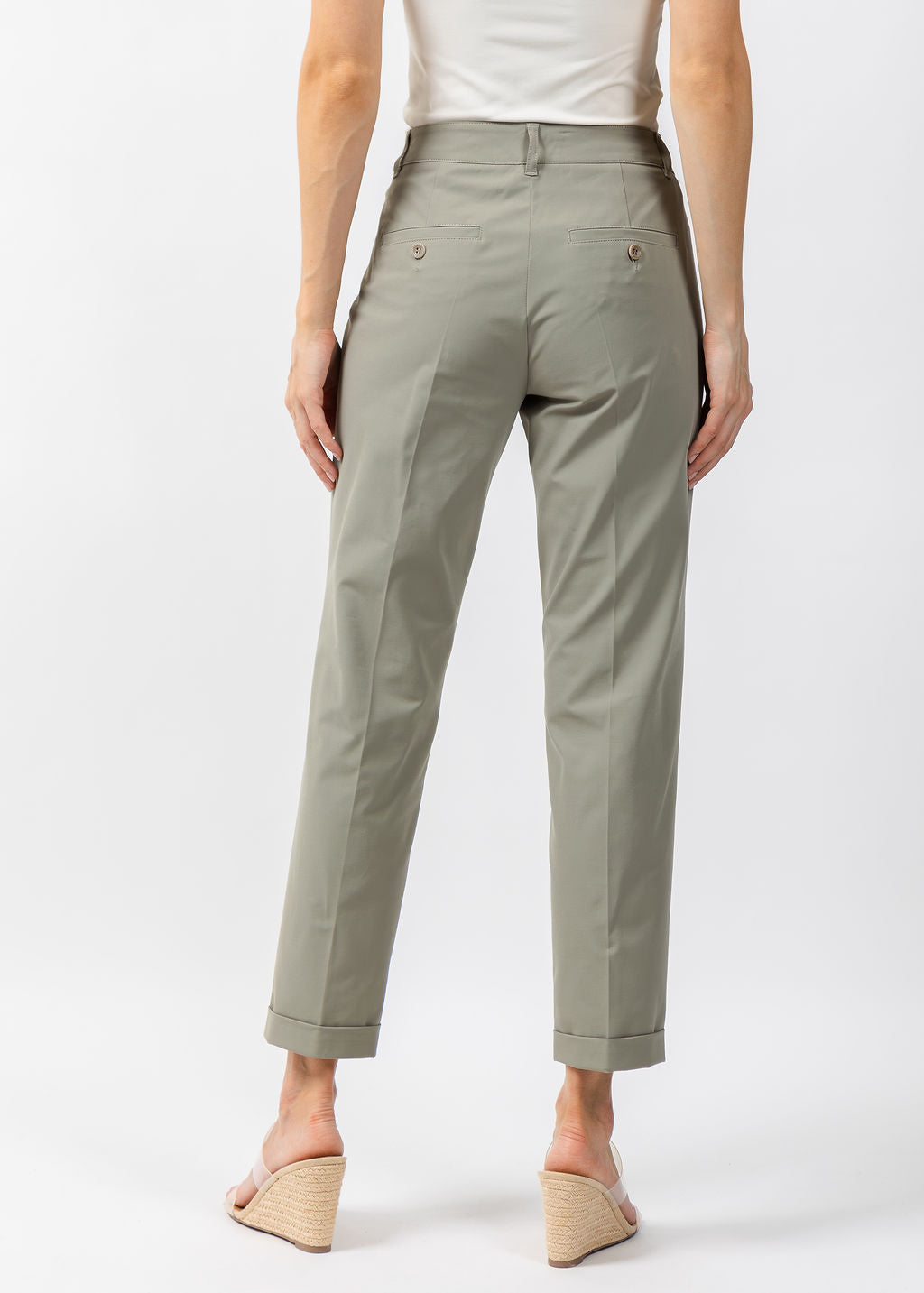Techno Cotton Ute 7/8 Pants - Aloe Vera
