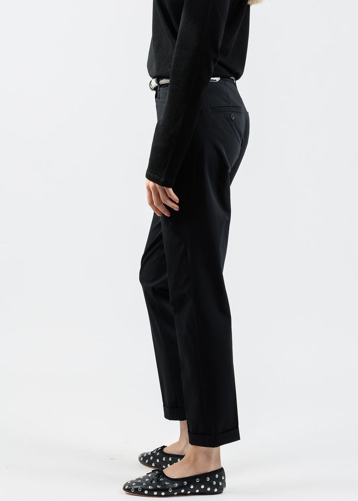 Raffaello Rossi Techno Cotton Ute 7/8 Pants in Black available at Barbara Katz
