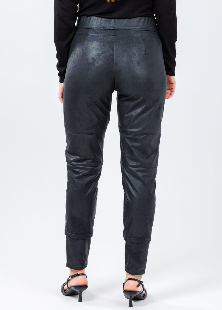 Vegan Leather Candy Pants - Black