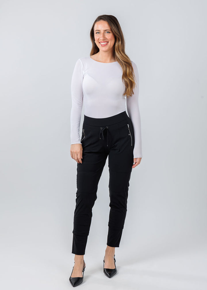 Raffaello Rossi Candy Pants in Black available at Barbara Katz