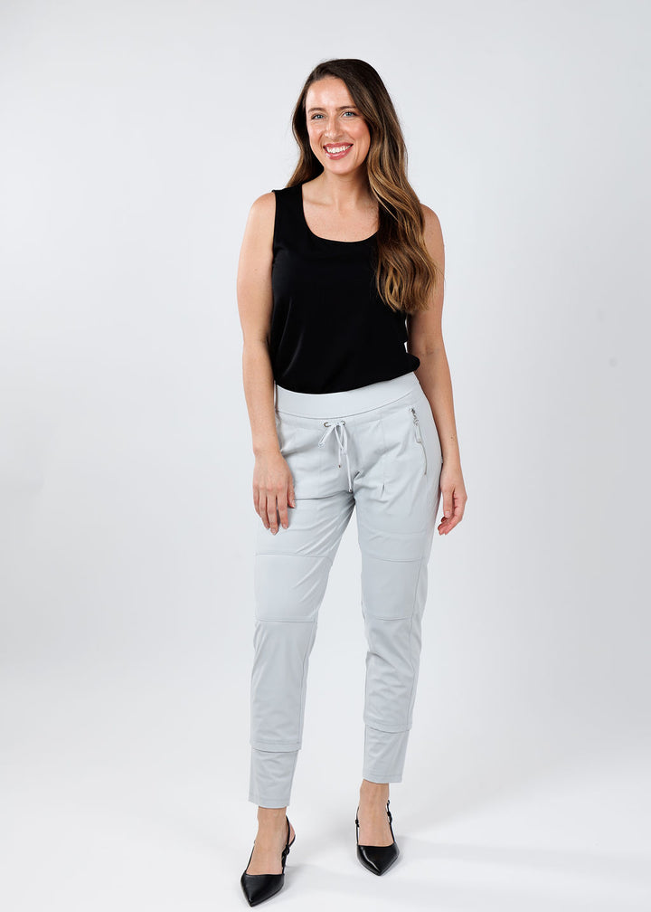 Raffaello Rossi Candy Pants in Light Grey available at Barbara Katz