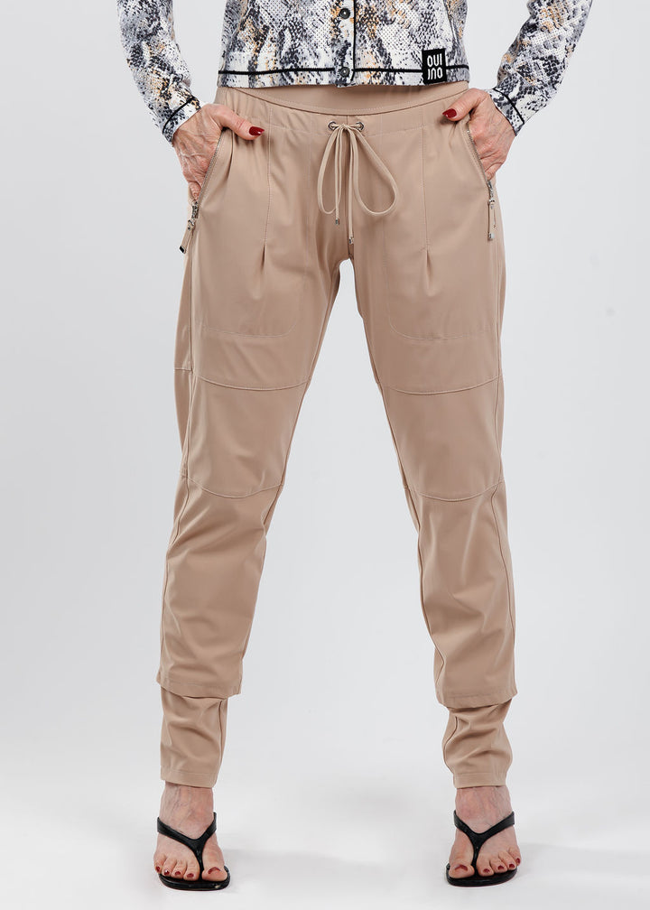 Raffaello Rossi Candy Pants in Warm Taupe available at Barbara Katz