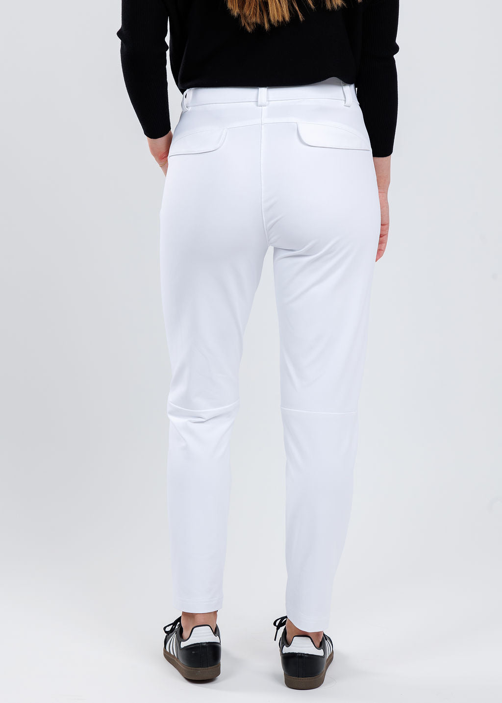 Raffaello Rossi Natina Sport Pants in White available at Barbara Katz