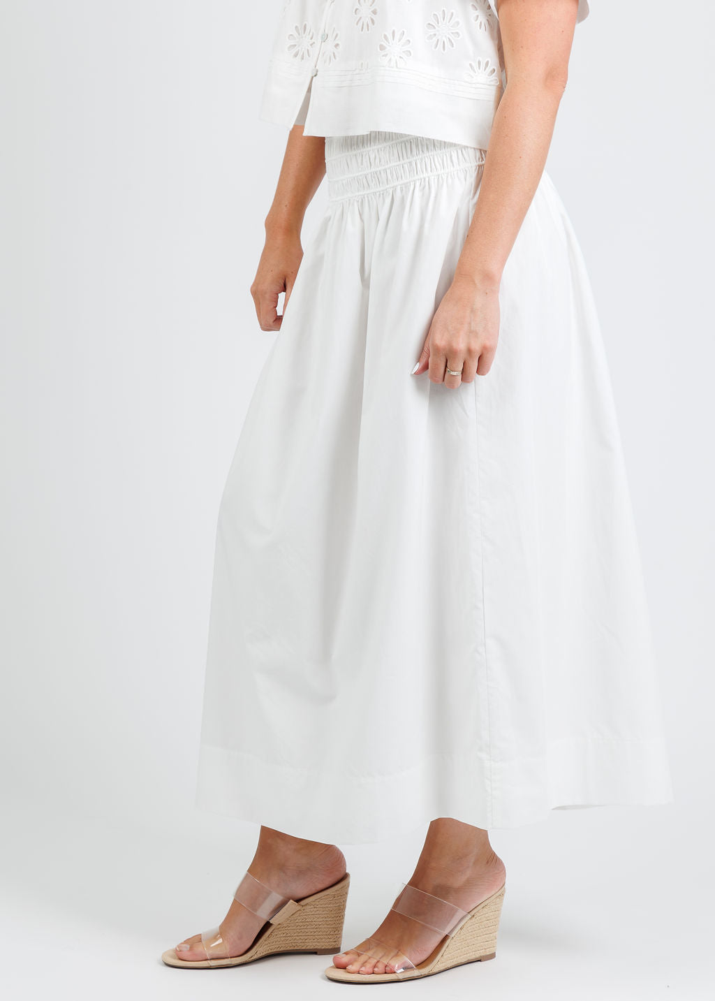 Rails Alessa Skirt in White available at Barbara Katz