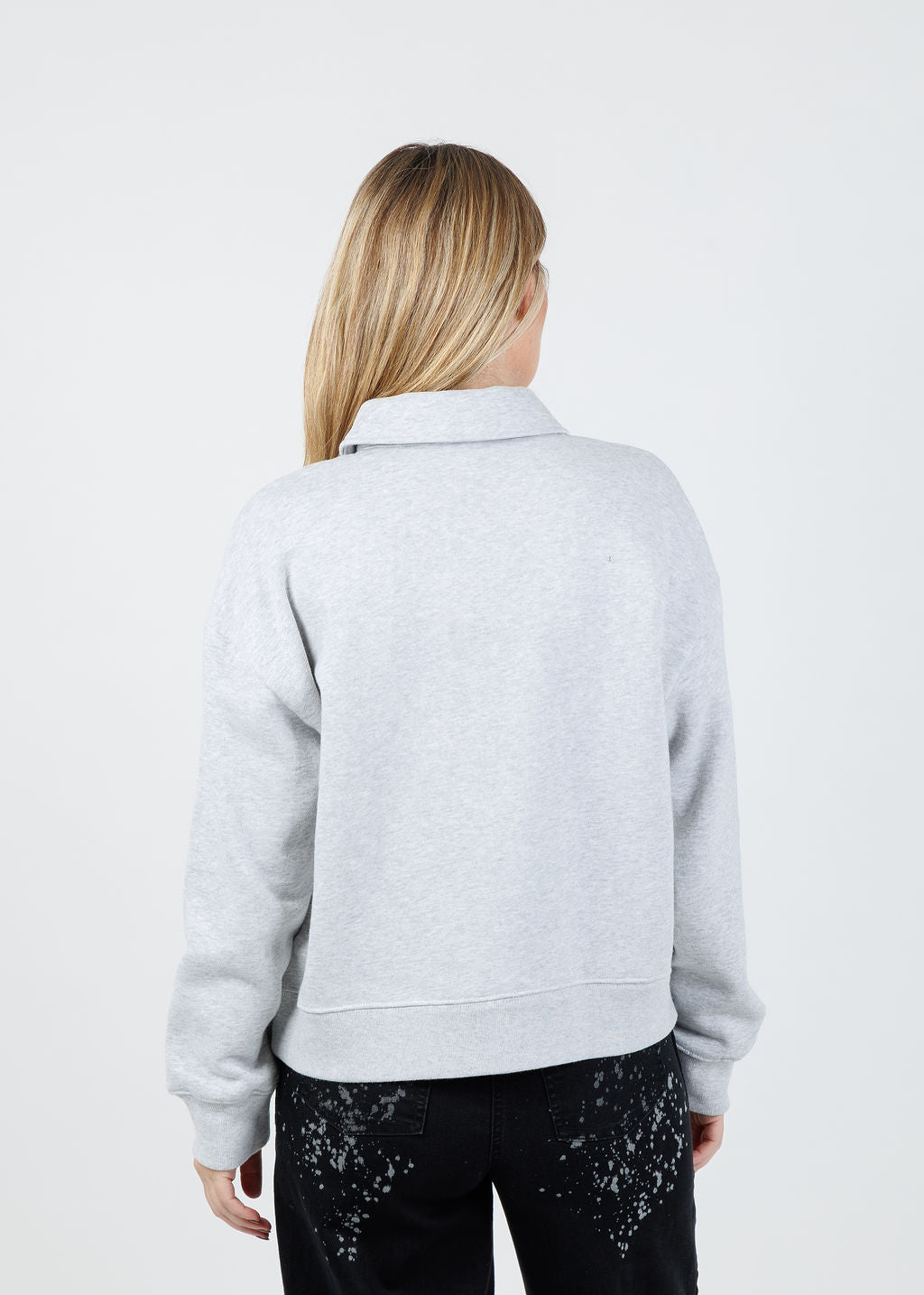 Rails Barlow Sweatshirt in Heather Grey available at Barbara Katz