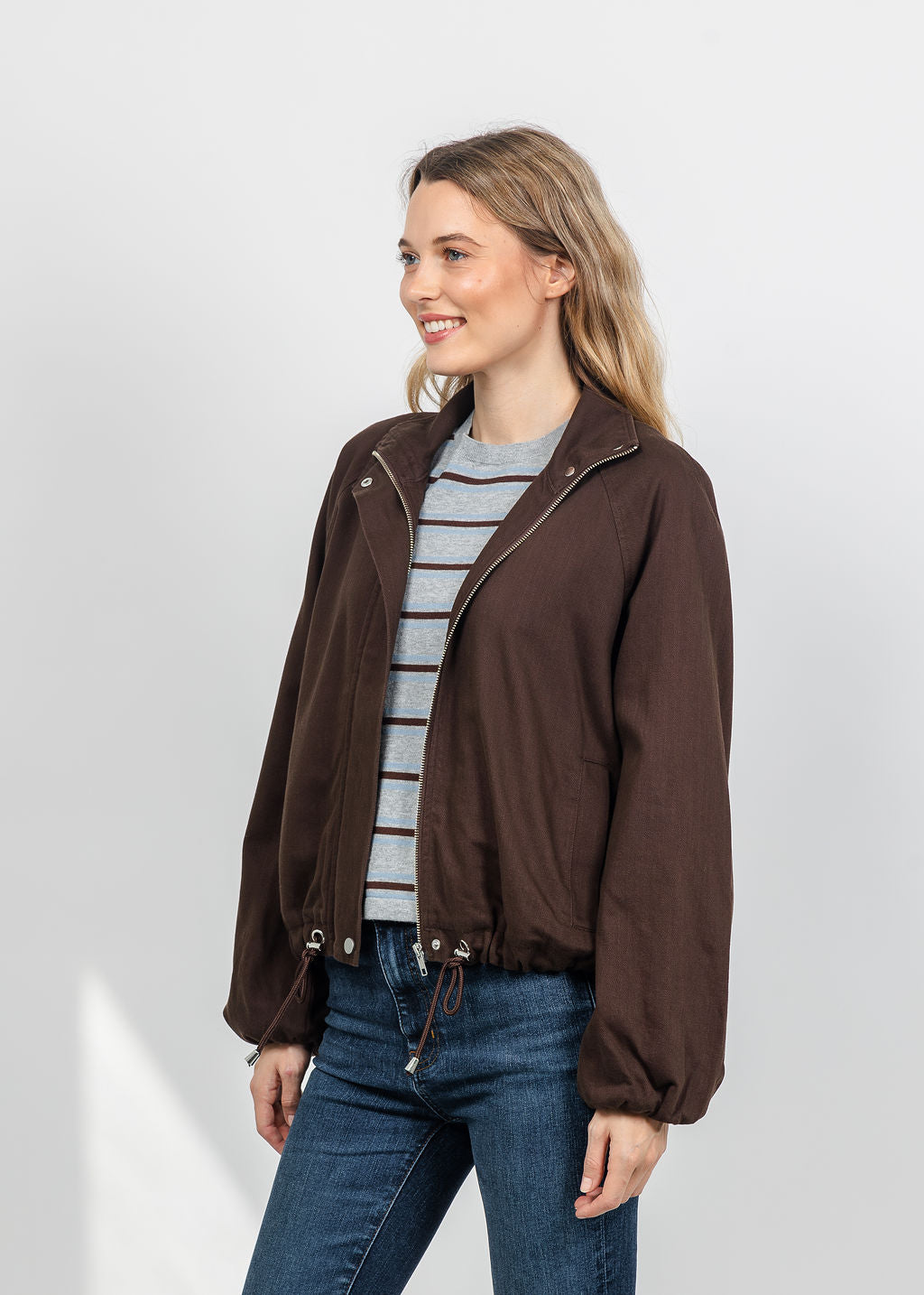 Rails Blake Jacket in Espresso available at Barbara Katz