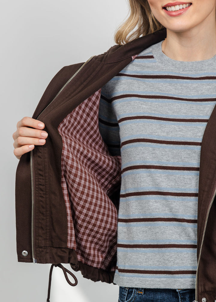 Rails Blake Jacket in Espresso available at Barbara Katz