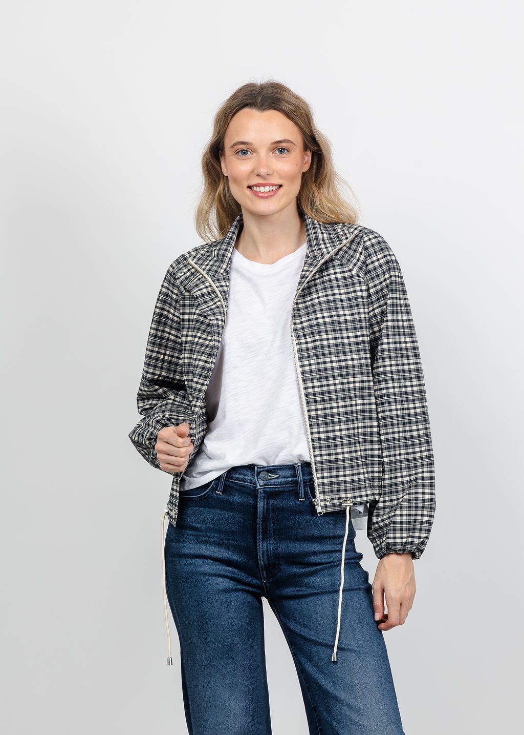 Rails Blake Jacket in Mini Check available at Barbara Katz