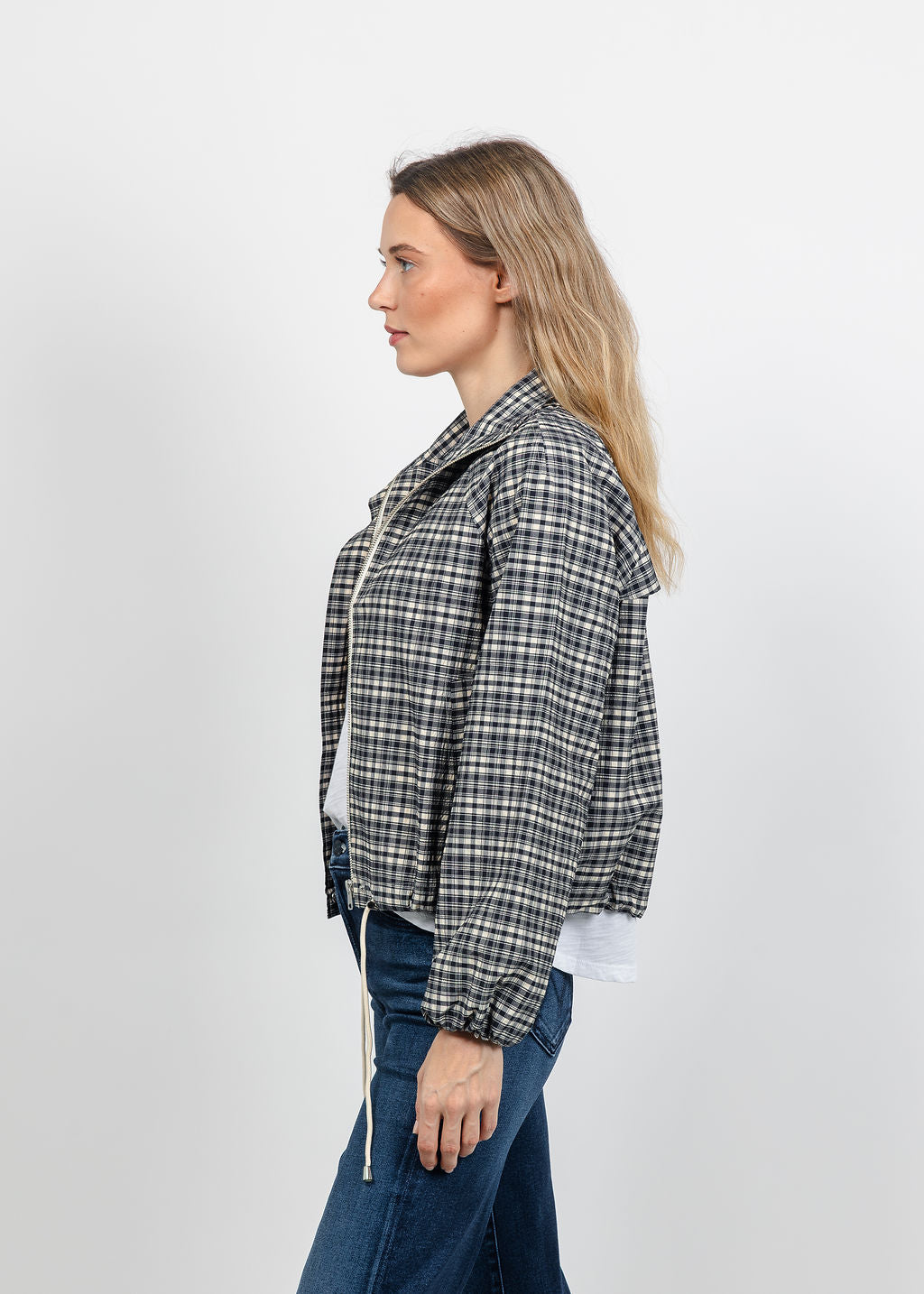 Rails Blake Jacket in Mini Check available at Barbara Katz