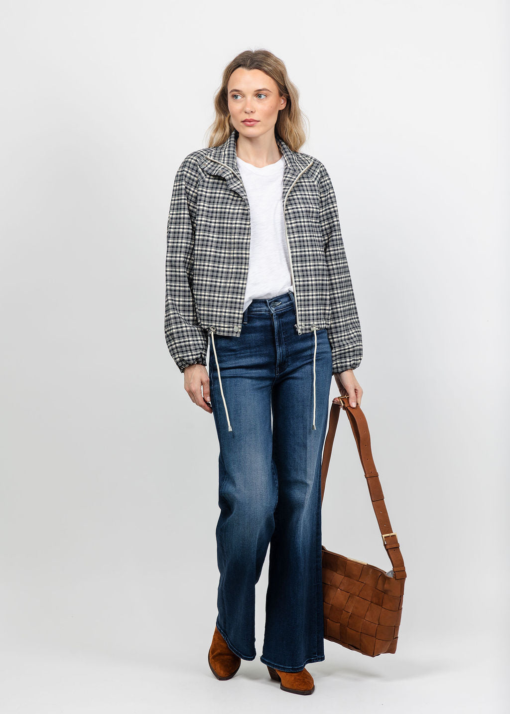 Rails Blake Jacket in Mini Check available at Barbara Katz