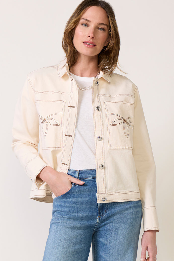 Rails Briggs Jacket in Bone available at Barbara Katz
