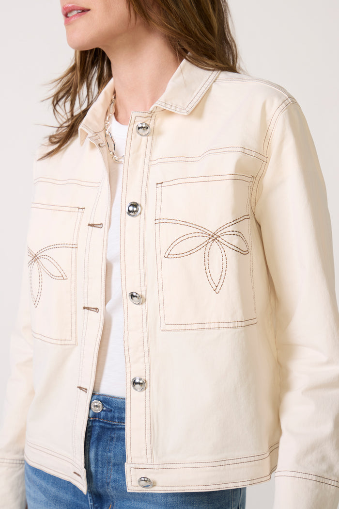 Rails Briggs Jacket in Bone available at Barbara Katz