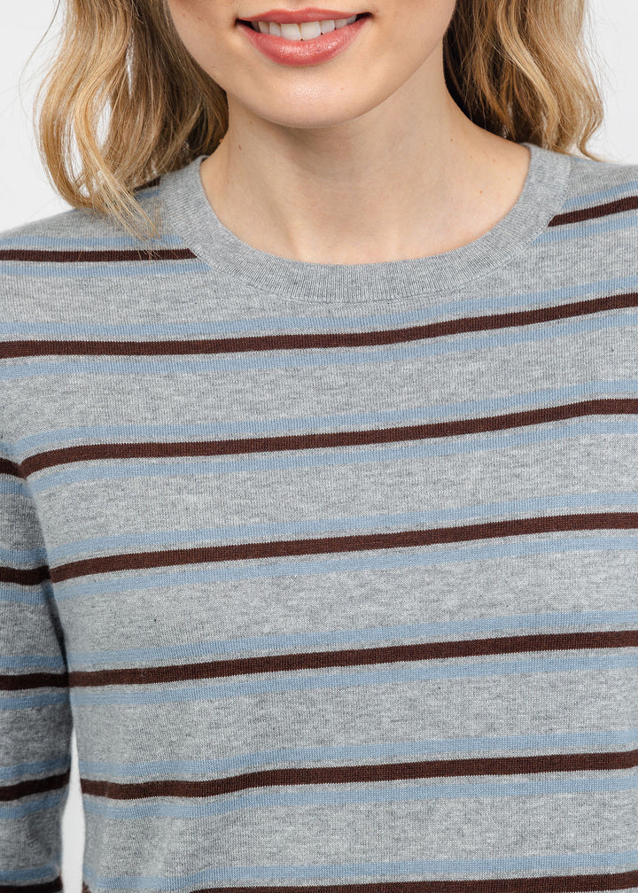Rails Davie Long Sleeve Tee in Heather Sky available at Barbara Katz