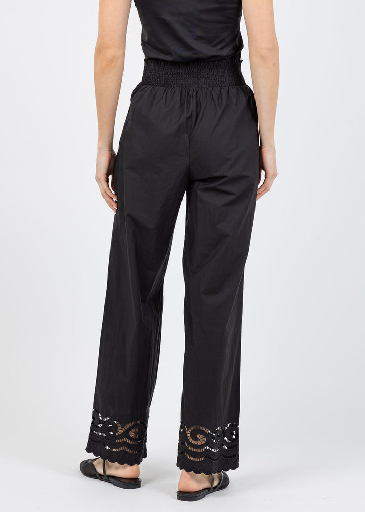 Rails Henrik Pants in Black Embroidery available at Barbara Katz