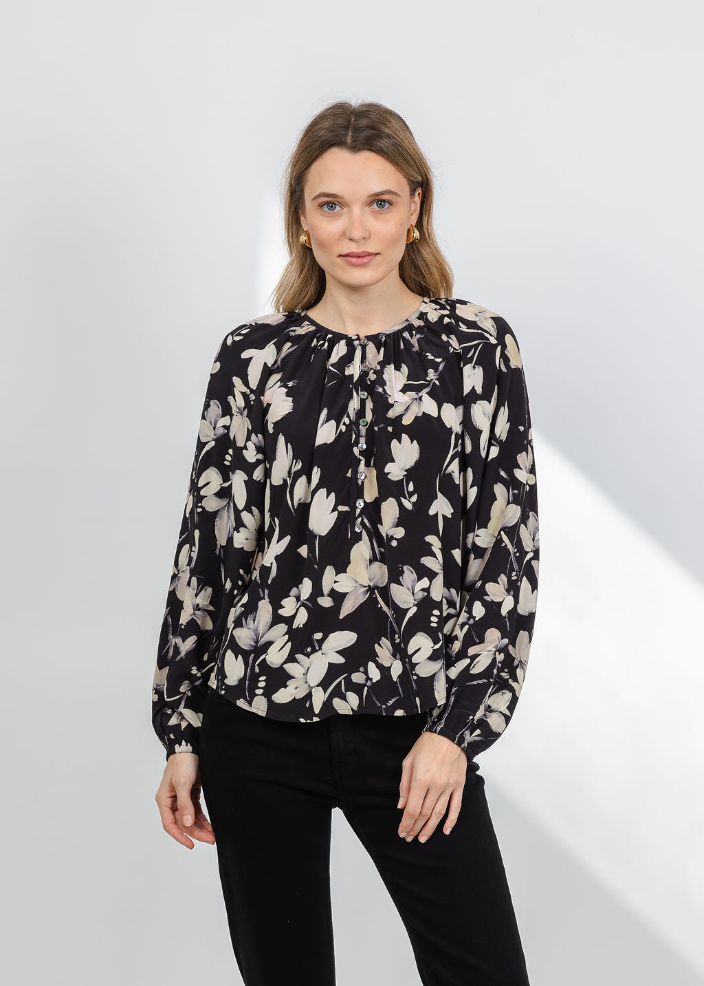 Rails Indi Top in Sepia Meadow available at Barbara Katz