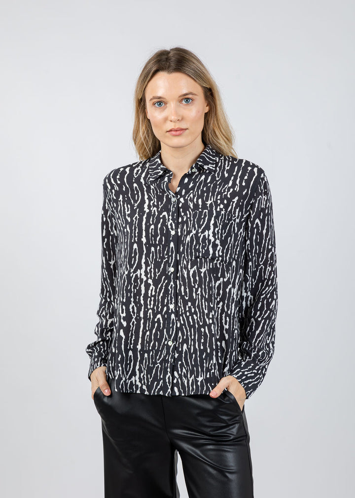 Rails Josephine Shirt in Ash Lynx available at Barbara Katz