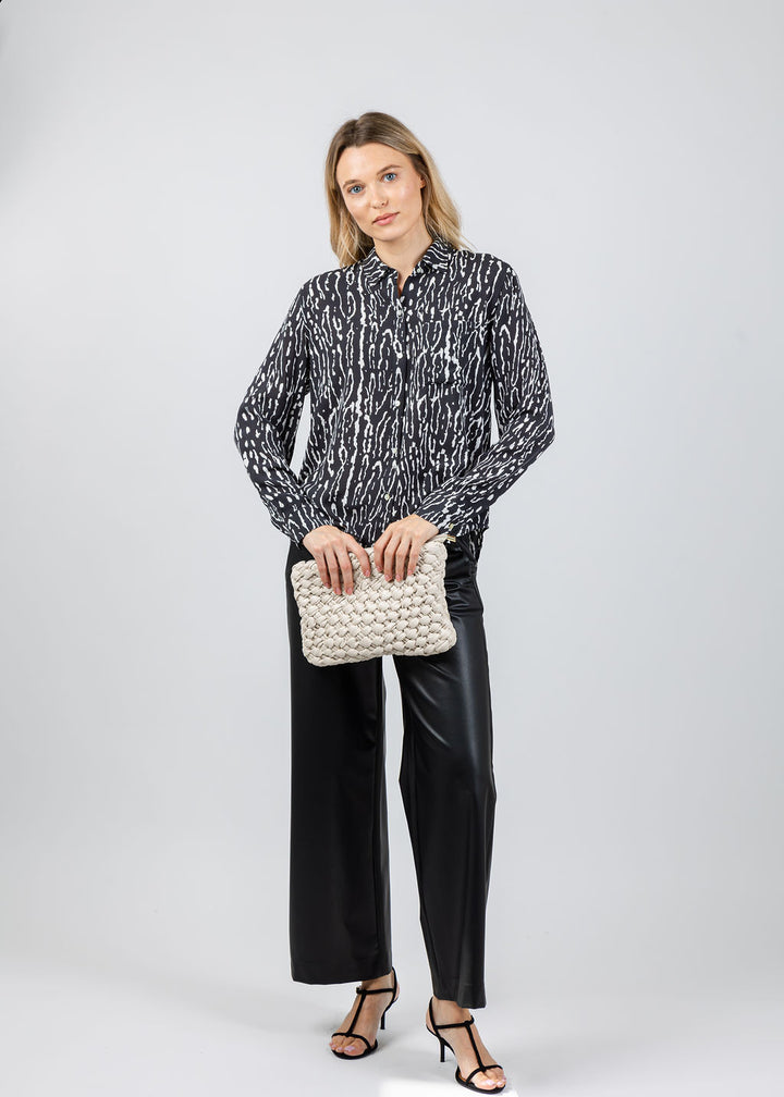 Rails Josephine Shirt in Ash Lynx available at Barbara Katz