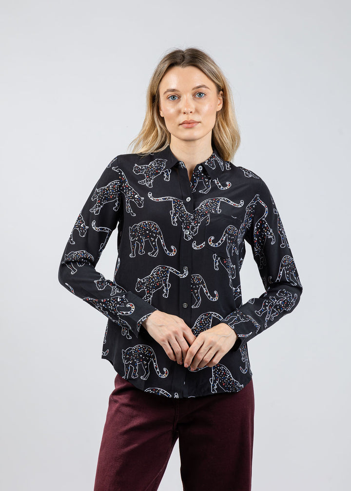 Rails Kate Shirt in Black Jaguars available at Barbara Katz