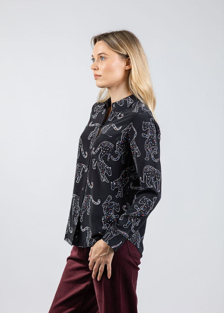 Rails Kate Shirt in Black Jaguars available at Barbara Katz