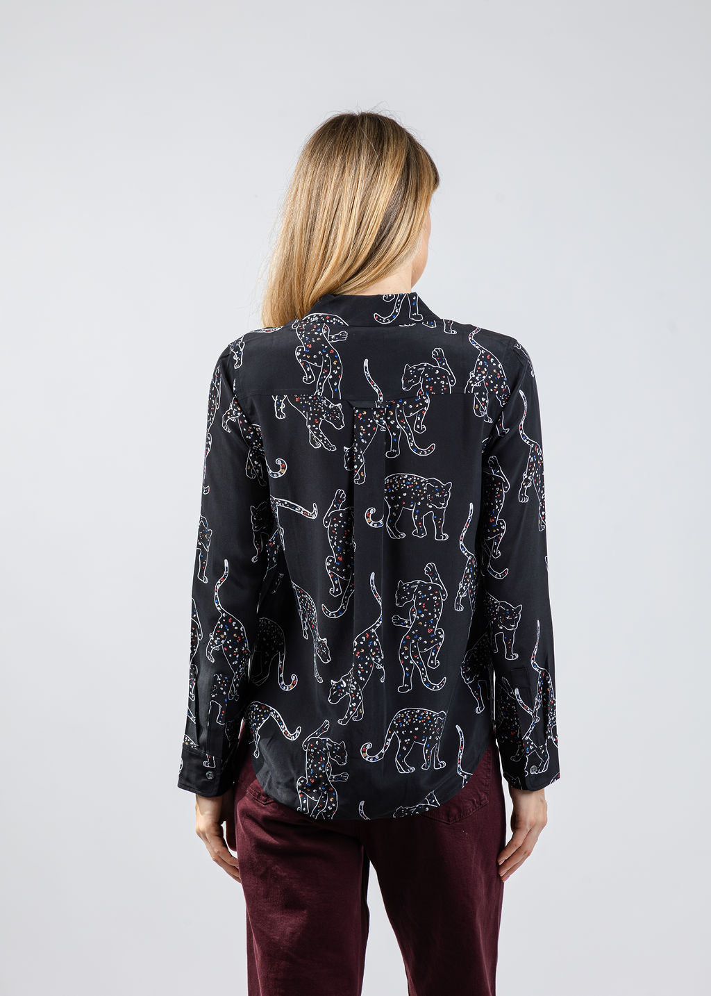Rails Kate Shirt in Black Jaguars available at Barbara Katz