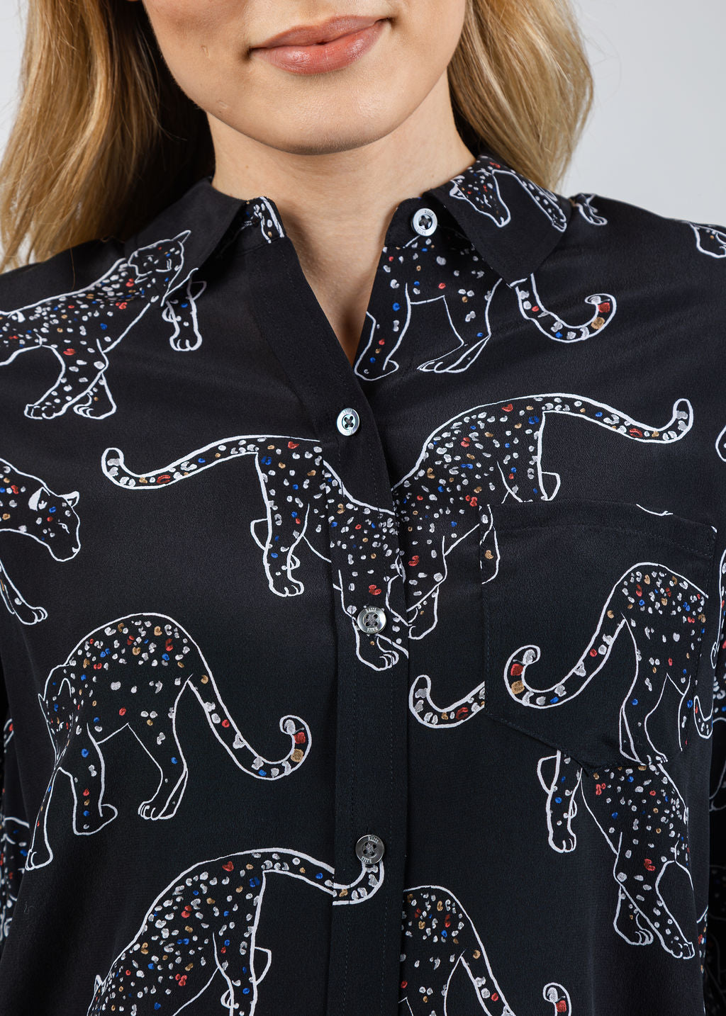 Rails Kate Shirt in Black Jaguars available at Barbara Katz