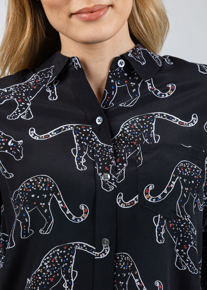 Rails Kate Shirt in Black Jaguars available at Barbara Katz