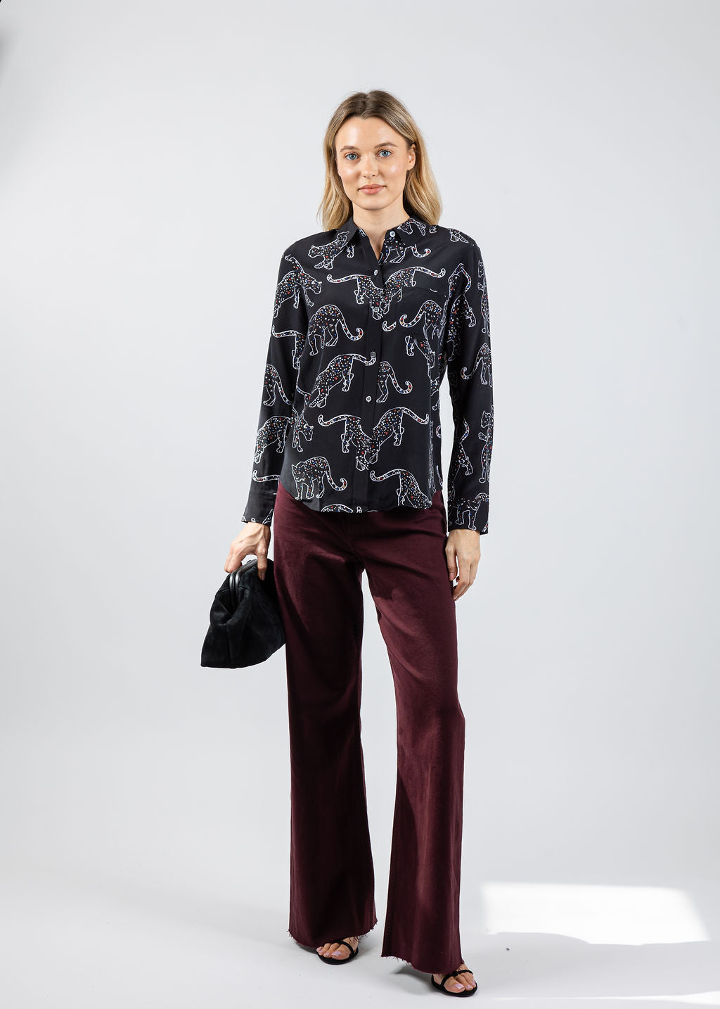 Rails Kate Shirt in Black Jaguars available at Barbara Katz