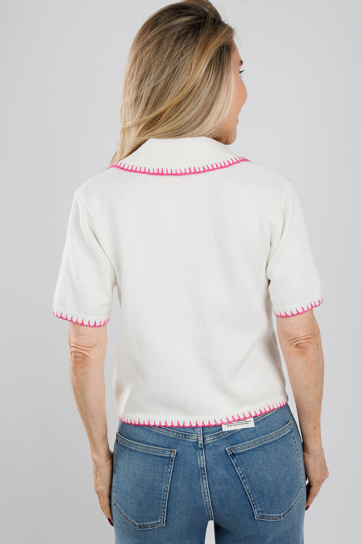 Rails Maliah Top in Ivory Hibiscus available at Barbara Katz