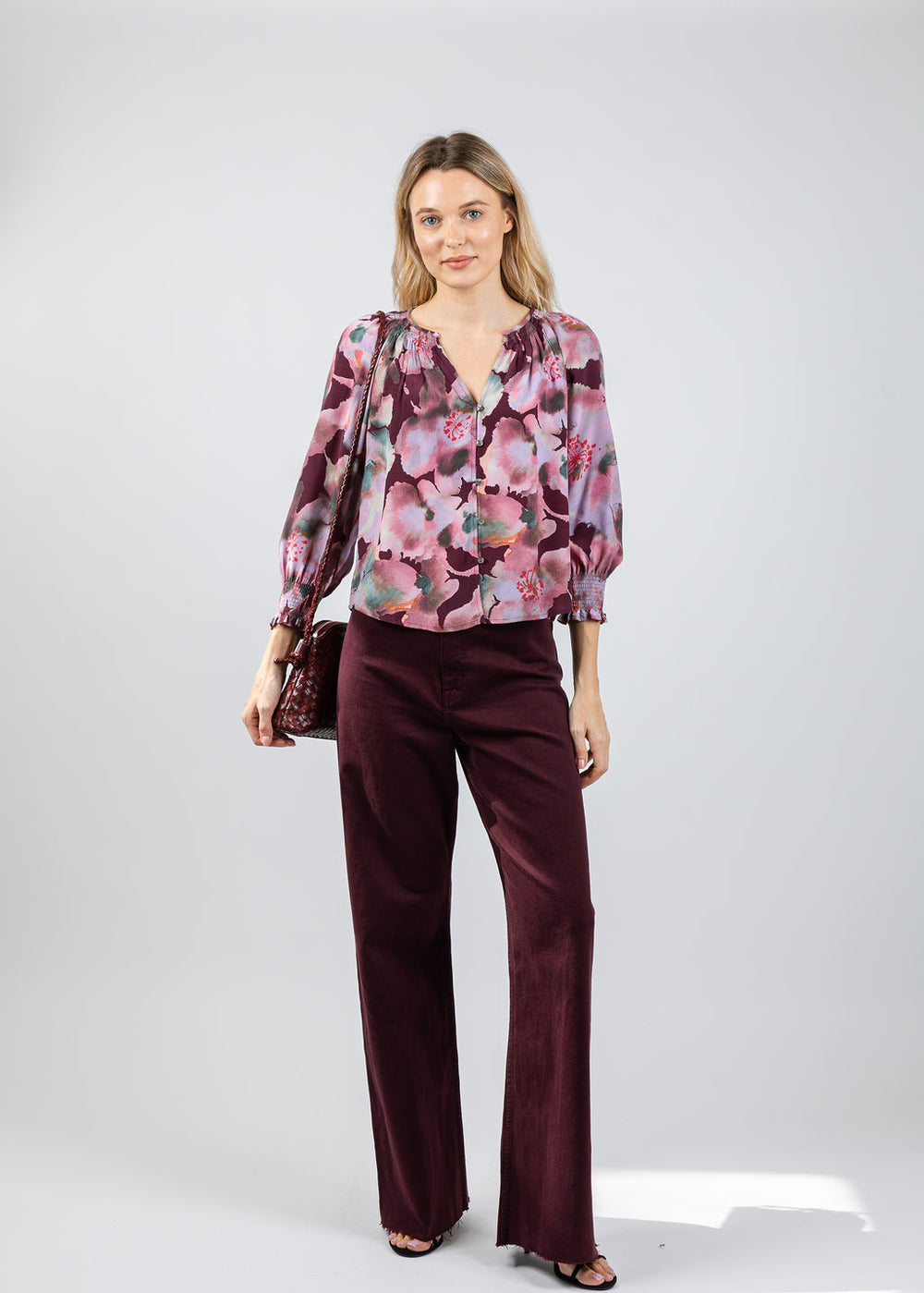 Rails Mariah Top in Magenta Verbena available at Barbara Katz