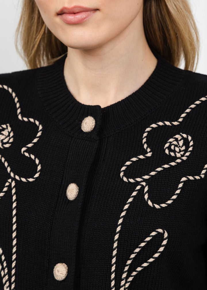 Rails Sybil Embroidered Cardigan in Western Floral available at Barbara Katz