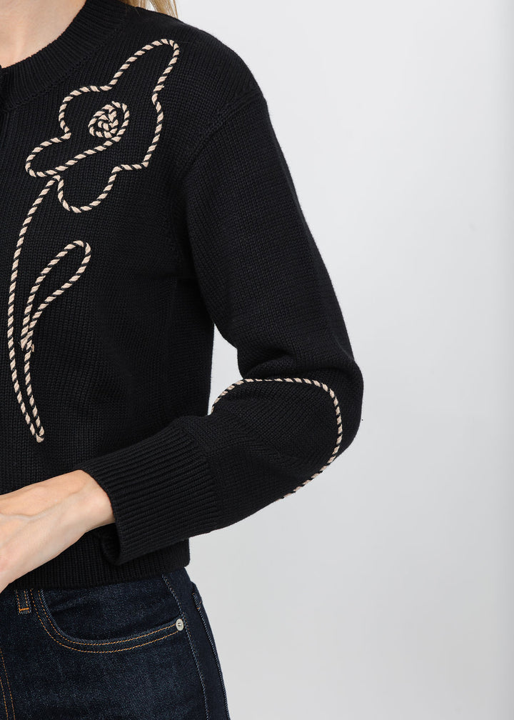 Rails Sybil Embroidered Cardigan in Western Floral available at Barbara Katz
