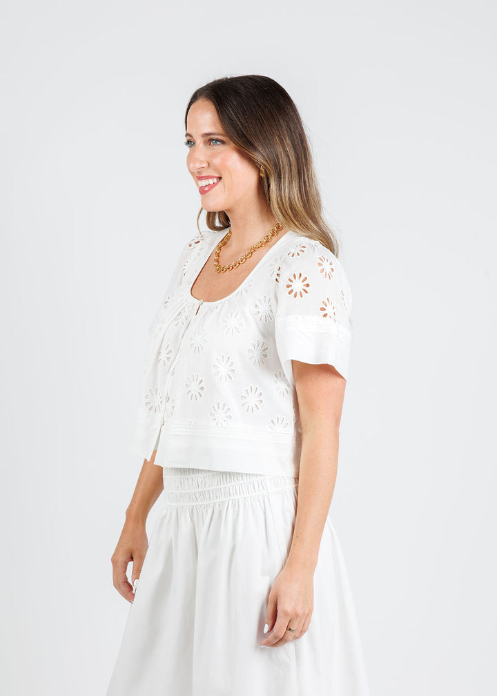 Rails Bambina Top in White available at Barbara Katz