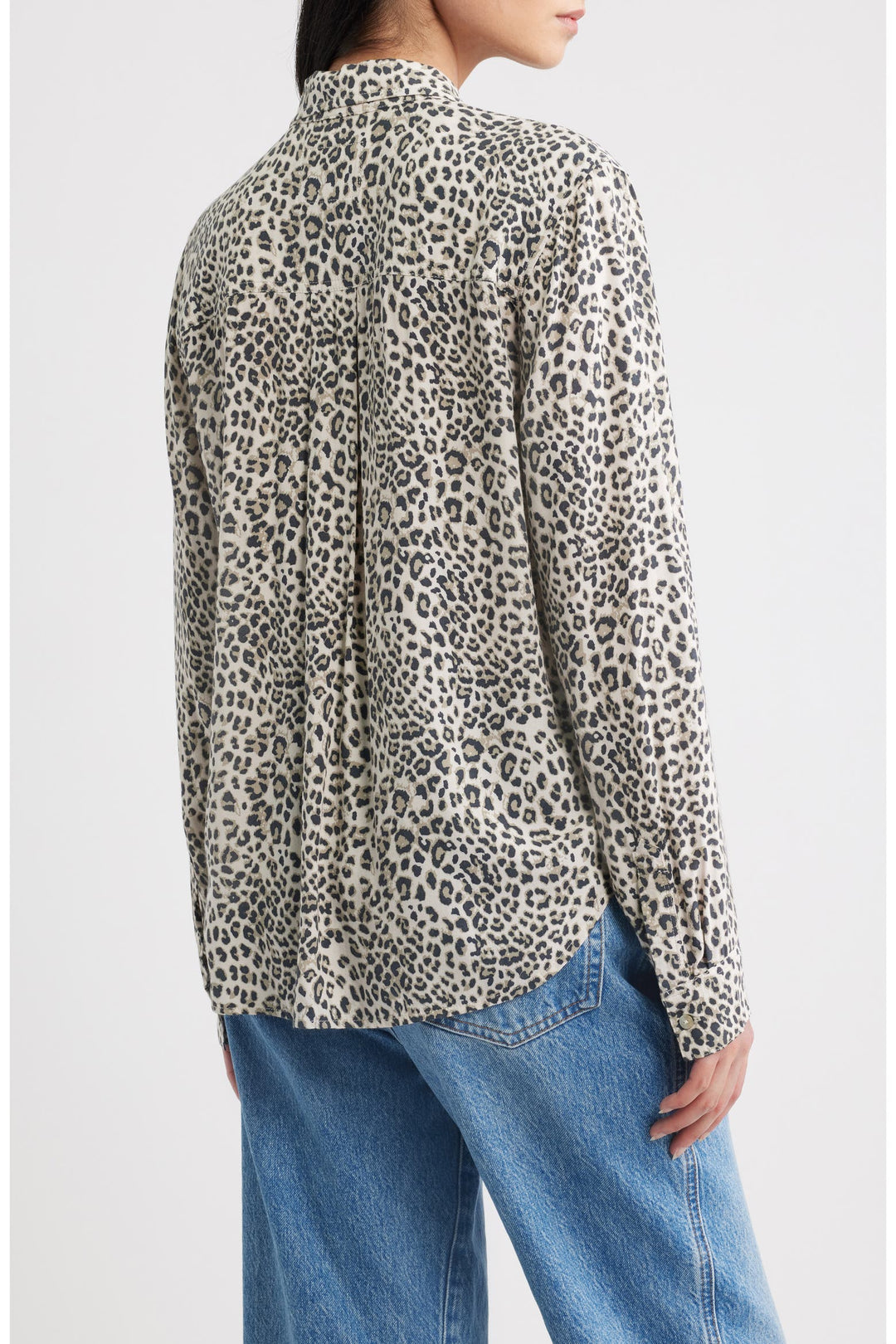 Rails Josephine Shirt in Ecru Cheetah available at Barbara Katz