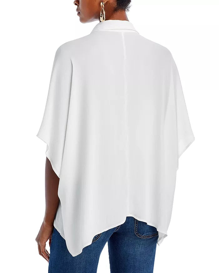 Ramy Brook Mackenzie Crepe Button Down - Ivory