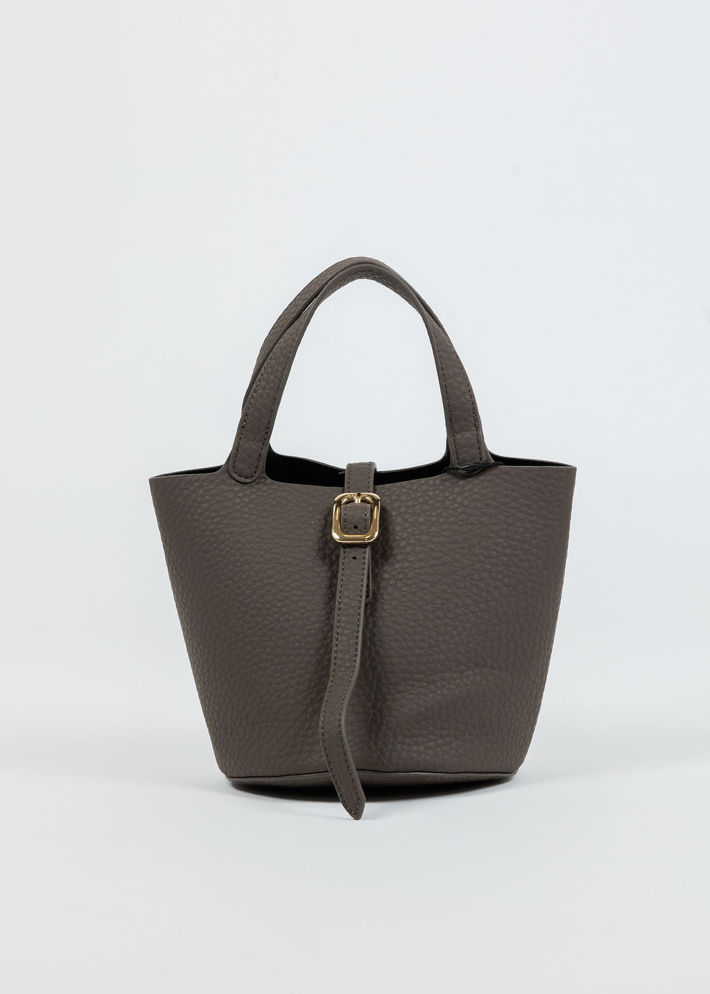 Remi/Reid Joya Mini Bucket Bag in Dark Grey available at Barbara Katz