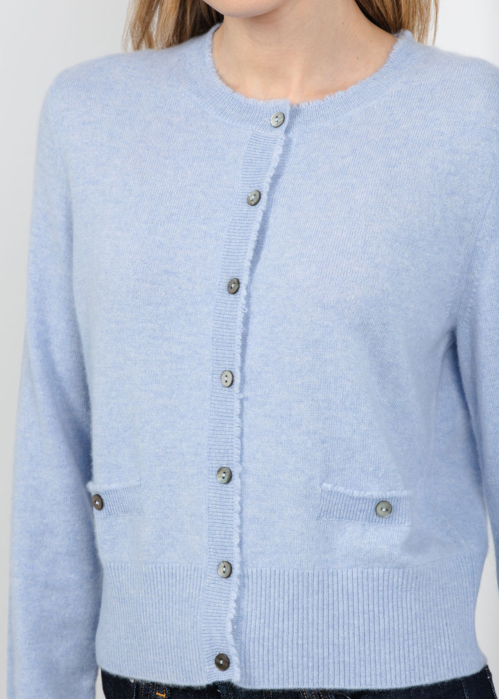 Repeat Button Down Cardigan in Dust available at Barbara Katz