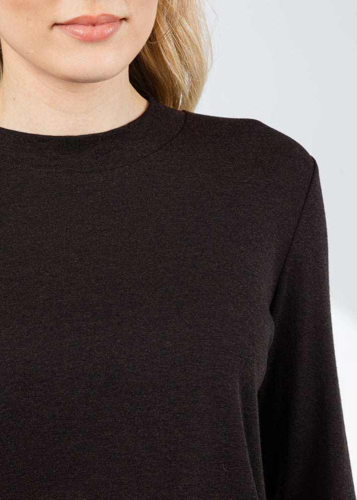 Repeat Crew Shirt in Dark Brown available at Barbara Katz