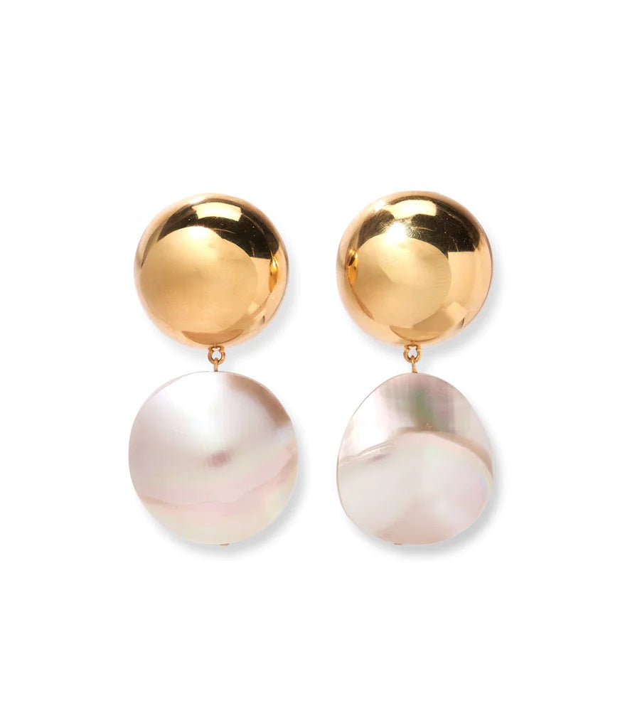 LIZZIE FORTUNATO Rodan Pearl Clip Earrings 