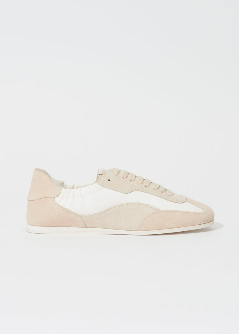 Simkhai Georgie Leather Combo Sneakers in Cream available at Barbara Katz