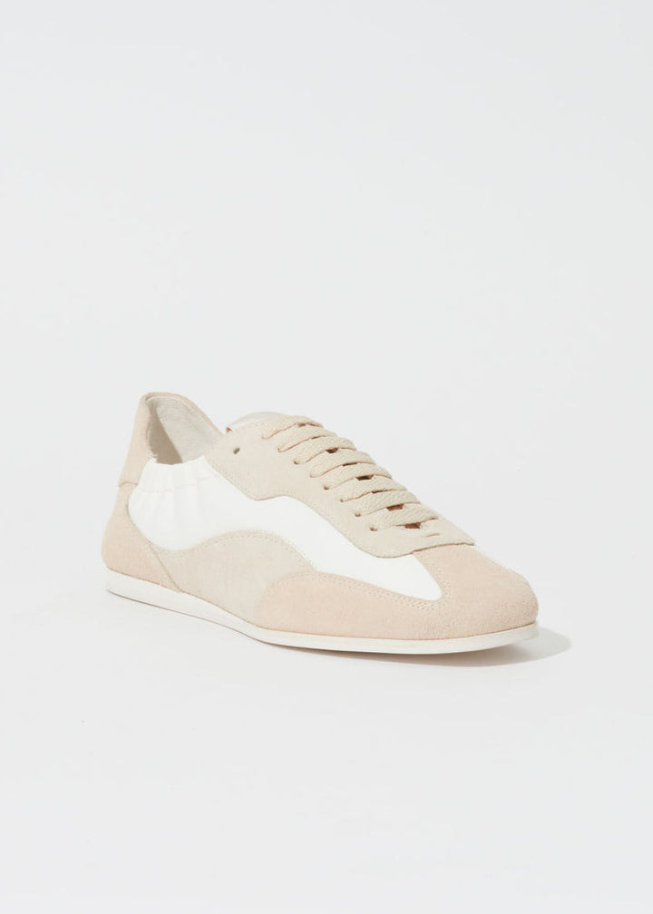 Simkhai Georgie Leather Combo Sneakers in Cream available at Barbara Katz