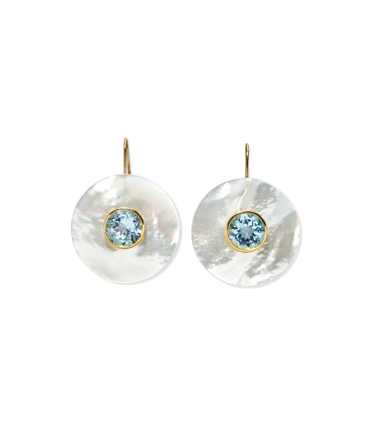 Lizzie Fortunato Taj II Earrings in Sky/Sky Blue available at Barbara Katz