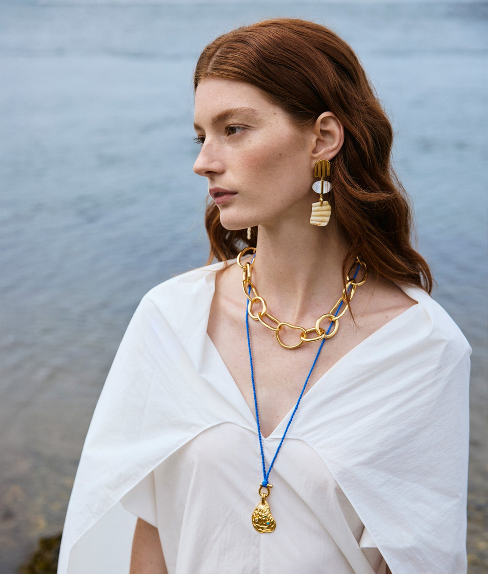Lizzie Fortunato Suna Earrings available at Barbara Katz