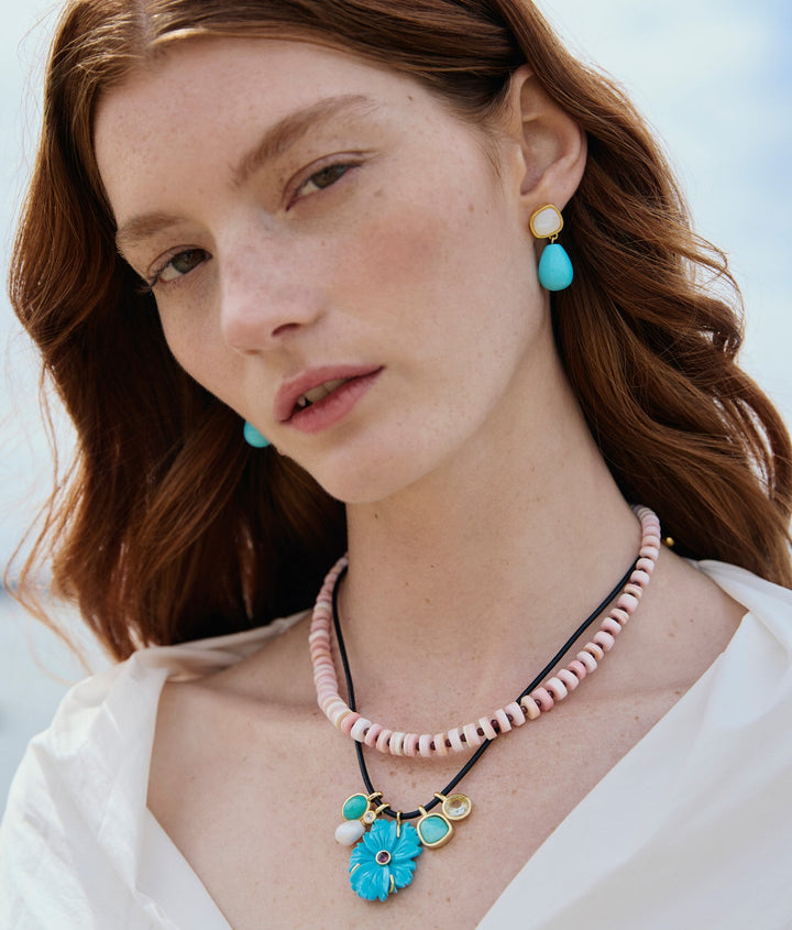 Lizzie Fortunato Rock Pool Earrings available at Barbara Katz